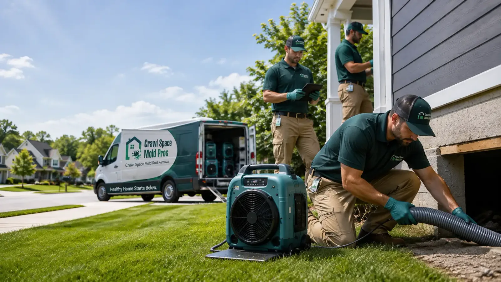 Crawl Space Mold Removal in Ithaca, MI
